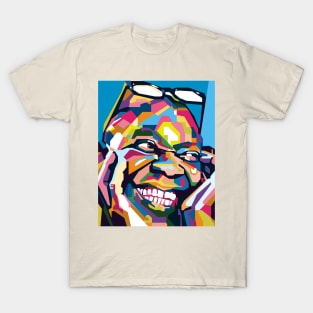 An abstract louis Amstrong in WPAP Popart T-Shirt